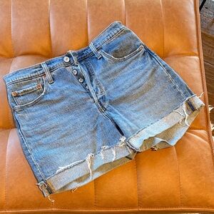 Levi’s 501 Denim Cut Off Shorts